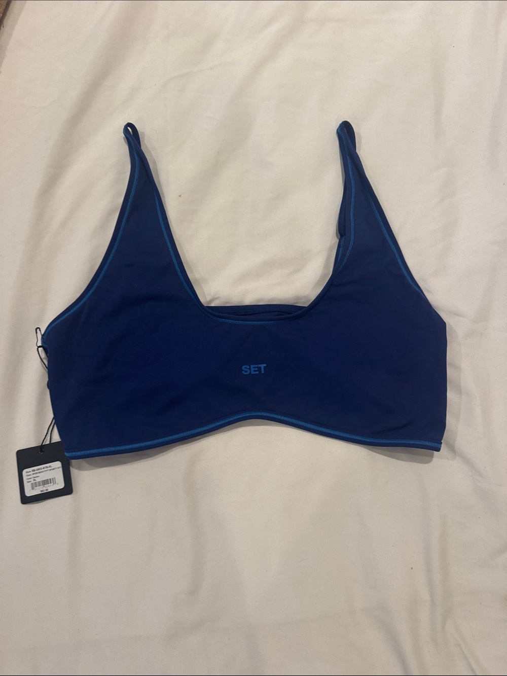 SET Active Blue Sportbody Bra - Gecko